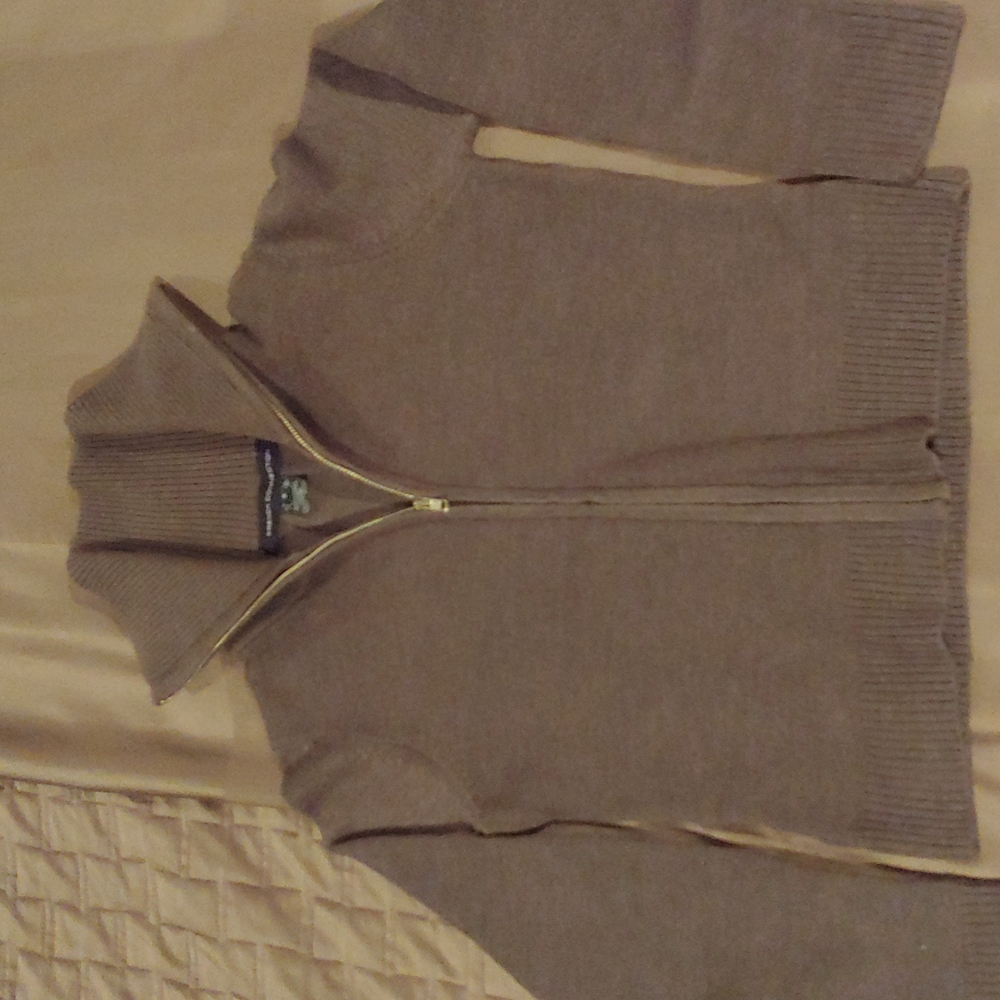 French connection zippered sweater